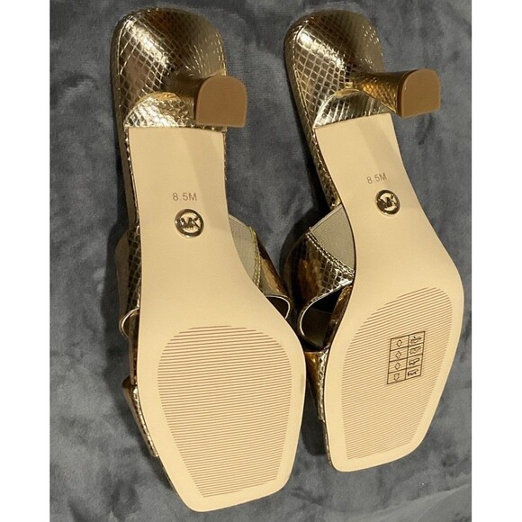 Michael Kors Clara Mule Pale Gold 8.5 M - Picture 8 of 13